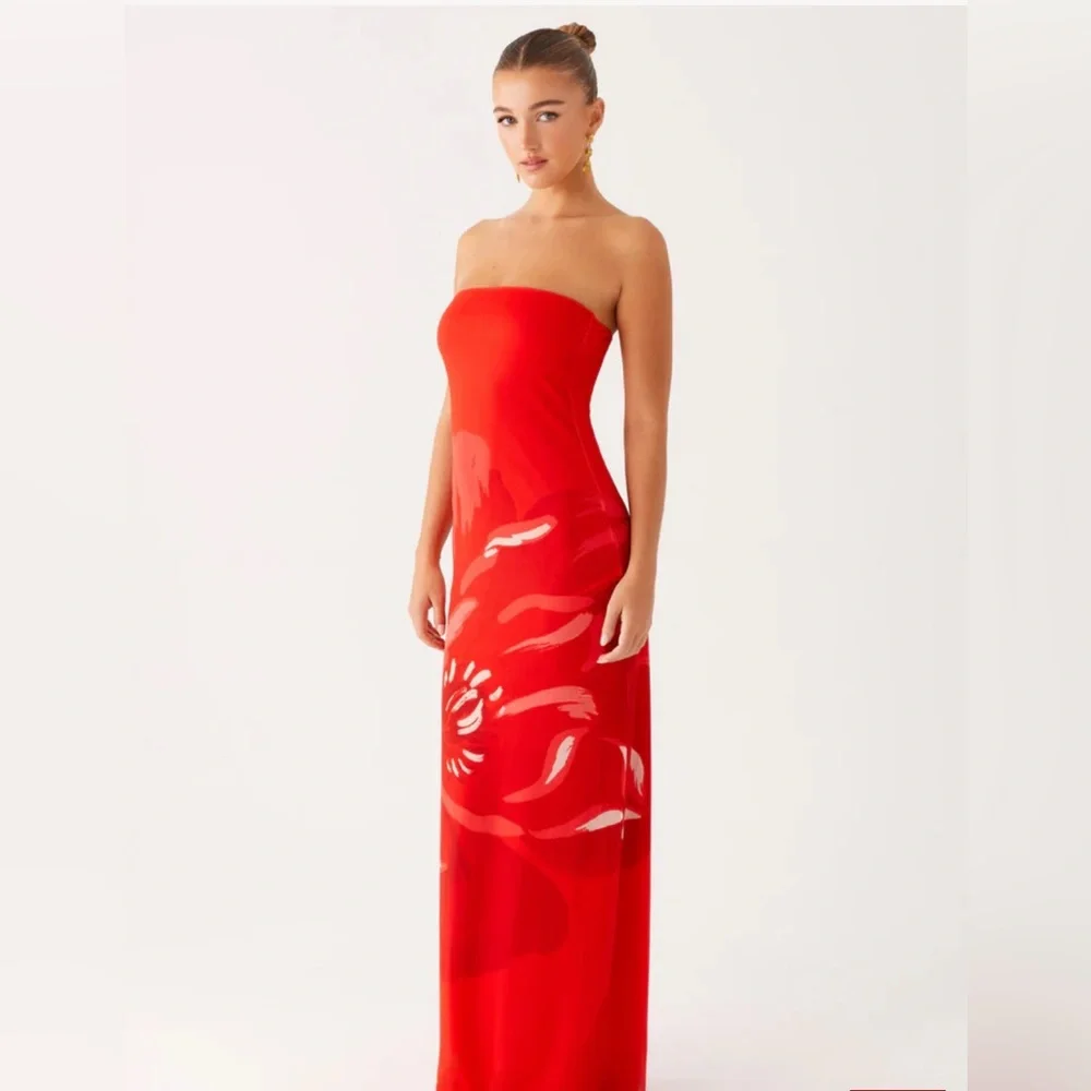 Fabian Maxi Dress - Red never worn BNWT - Picture 4 of 5
